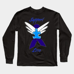 Support Autism Awareness Long Sleeve T-Shirt